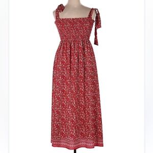 NWT Max Studio smocked floral midi dress